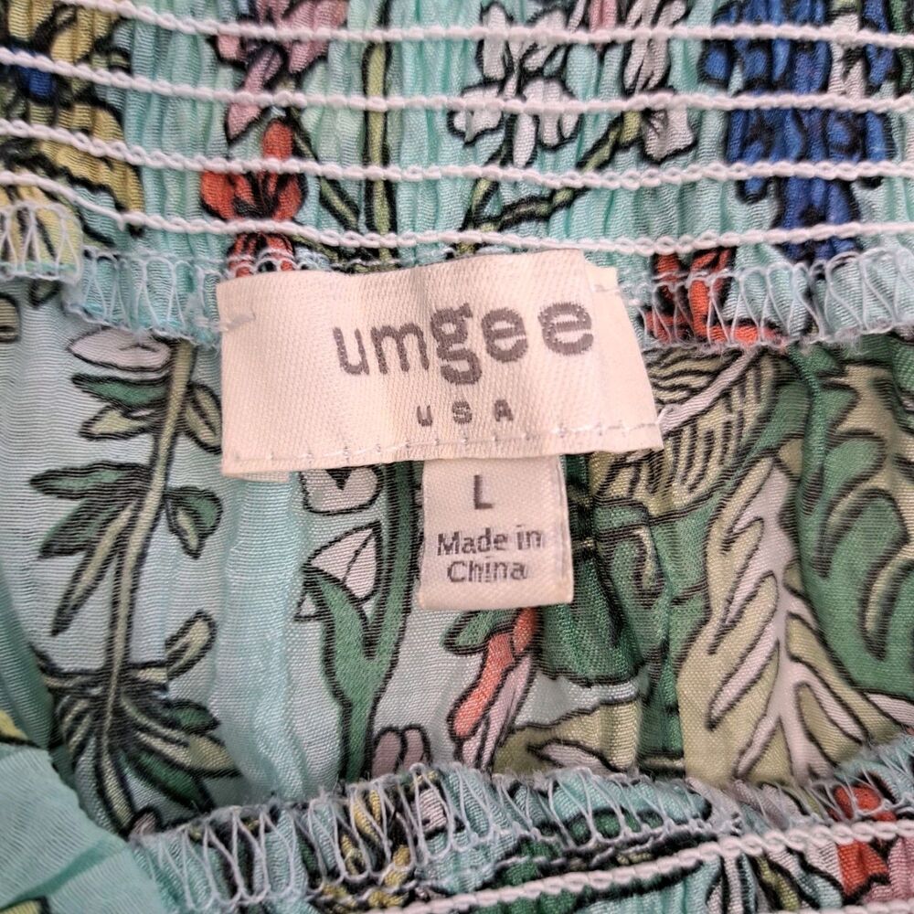 Umgee Women’s Large Off Shoulder Floral Boho Blouse - Picture 3 of 7